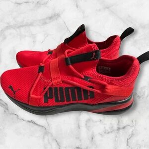 Puma Men's Softride Rift Red Slip On Bold Sneakers 10